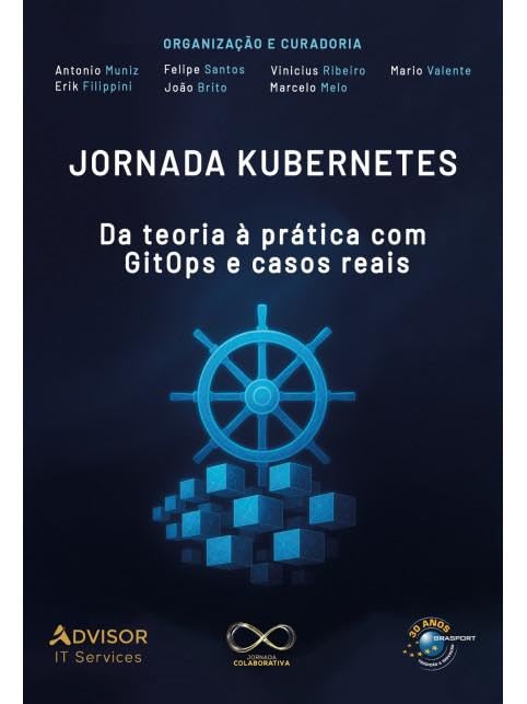 Capa do livro Jornada Kubernetes